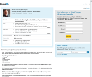 tongen.com: Ward Tongen (@wtongen)  | LinkedIn
View Ward Tongen (@wtongen)'s professional profile on LinkedIn.  LinkedIn is the world's largest business network, helping professionals like Ward Tongen (@wtongen) discover inside connections to recommended job candidates, industry experts, and business partners.