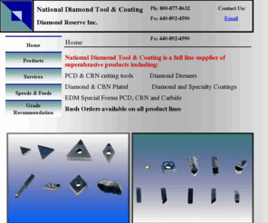 natldiamondtool.com: Home
Diamond Cutting Tools, PCD Tools, PCD inserts, CBN Tools, CBN Inserts