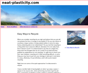 neat-plasticity.com: neat-plasticity.com
neat-plasticity.com provides information, news, and articles about plastic city, environment.