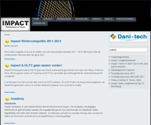 impacttennis.nl: Welkom bij Impact Tennis
Impact Tennisorganisatie
Hugo de Vriesstraat 70
2313 RK  LEIDEN