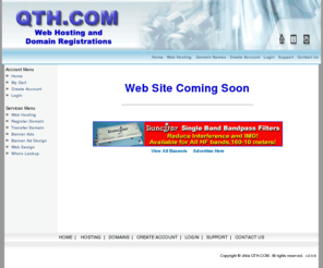 meyertribe.com: QTH.com Web Hosting and Domain Name Registrations
QTH.com Web Hosting and Domain Name Registrations