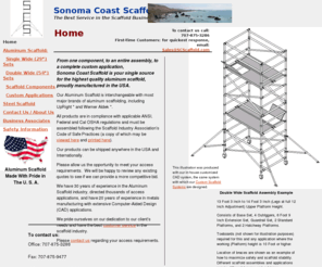 scaffoldingsales.net: Sonoma Coast Scaffold
Aluminum Scaffold
