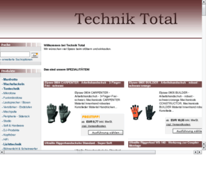 veranstaltungstechnik-total.com: Technik Total Veranstaltungstechnik
Shop fr Veranstaltungstechnik, Tontechnik, Lichttechnik, Videotechnik