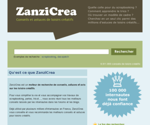 zanzicrea.com: ZanziCrea - loisirs creatifs
loisirs creatifs