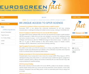 euroscreen-fast.com: AN UNIQUE ACCESS TO GPCR SCIENCE
Customized recombinant cell lines expressing G protein coupled receptors Euroscreen FAST is now offering fully customized development for cell line...