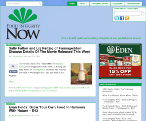 foodintegritynow.org: Food Integrity Now: News & talk radio advocating integrity in our global food source.
News & talk radio advocating integrity in our global food source.