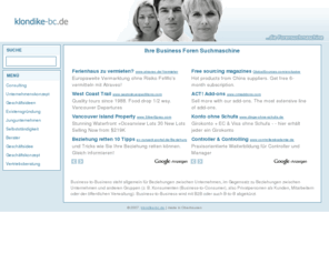 klondike-bc.de: klondike-bc.de - Der BusinessClub - klondike-bc.de
Ihr Unternehmerportal klondike-bc.de - kostenlose Informationen zu Beratung, Controlling und Gründungen.