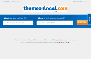 thomsontv.co.uk: Search for a UK business with the thomsonlocal.com directory.
UK local business directory, find classified business listings for local UK suppliers including telephone numbers, ratings and reviews, web and email addresses, maps and directions