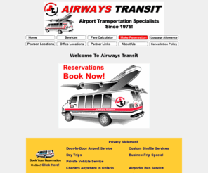 airwaystransit.com: Airways Transit | Airport Shuttle, Hamilton, Kitchener, Waterloo, Pearson International Airport, Toronto
Airways Transit offers premier door to door airport shuttle service