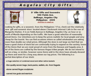 angelescitygifts.com: low priced gifts Philippines PI wood carvings native sculptures souvenirs
low priced Gifts Angeles City PI native masks carvings horns carved sculptures Jeepneys knick knacks