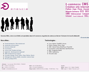 quirinusevents.com: Prestataire Paris - Django, Zope, Python, Zwook, Plone, CMS, E-Commerce, Travail collaboratif - fr:
