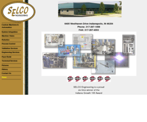 selcoeng.com: SELCO Engineering
SELCO Engineering provides mechanical and electrical engineering design services, custom machine builder, and controls integration.