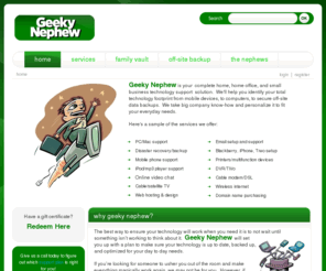 geekynephew.com: Geeky Nephew >  home
Web site for Geeky Nephew, support for all the geeky things in your life.