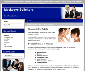 matrimoniallawlondon.com: Child Contact Disputes in Deptford : Mackesys Solicitors
If child contact disputes in Deptford are causing you problems, call today. We offer our clients an excellent service as divorce solicitors in Camberwell.