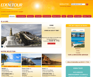 quatre-horizons.com: Reussir ses vacances : Vos vacances commencent ici ! Séjours et voyages au départs de Rennes, Nantes et Paris
reussir son voyage, reussir ses vacances, reussirsesvacances, choisir son voyage, eden tour,idées de voyages,agence de voyage,promos,dernieres minutes,randonnées