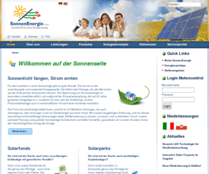 sonnenenergy.com: Willkommen auf der Sonnenseite
SonnenEnergie GmbH