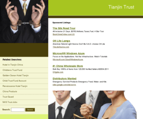 tianjintrust.com: Tianjin Trust
Tianjin Trust on WN Network delivers the latest Videos and Editable pages for News & Events, including Entertainment, Music, Sports, Science and more, Sign up and share your playlists.