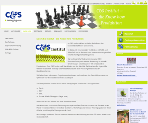 cs-institut.com: C&S Institut - Know-how Produktion|Soziale Arbeit|Recht|BWL|EDV|Workshops|Seminare|Vorträge
C&S Institut - Know-how Schulung in der Sozialen Arbeit: BWL | EDV | Recht | Workshops | Seminare | Vorträge