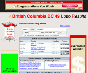 Bc Lotteries Results