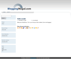 bloggingmogul.com: Blogging Mogul - The Wordpress Tycoon
Free Wordpress Themes, Plugins Review and Wordpress Tips