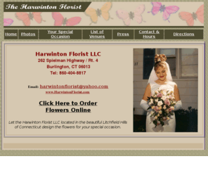 harwintonflorist.com: www.HarwintionFlorist.com - Harwinton Florist - Litchfield Connectict - Weddings - Florist
www.HarwintionFlorist.com - Harwinton Florist - Litchfield Connectict - Weddings - Florist