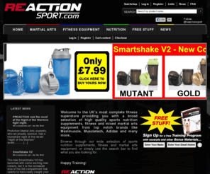 mashop.co.uk: Martial Arts Equipment, Sports Nutrition & Fitness Equipment - Reaction Sport
Shop for high quality martial arts equipment, sports nutrion supplements and fitness equipment at ReactionSport your one stop online to stay fit.