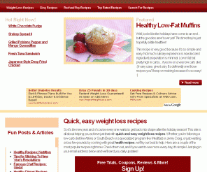 miraclesin4.com: Quick, easy weight loss recipes
Quick, easy weight loss recipes