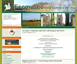 ecomuseoserravalle.com: Ecomuseo della Collina e del Vino
Sito ufficiale dell'Ecomuseo della Collina e del Vino. Castello di Serravalle (BO)