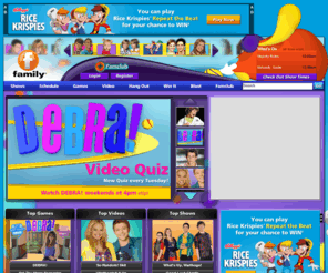 family.ca: Family.ca - Watch TV Shows, Play Games and Enter Contests : Official Family Channel website
Official website for the Family Channel - watch full episodes of the best kids shows, play fun games, enter contests to win great prizes on Canada's best and safest kids site.