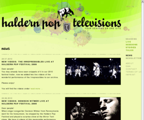 haldern-pop.tv: Watch new live music videos in high quality online - Haldern Pop Tv
Watch new live music videos in high quality online