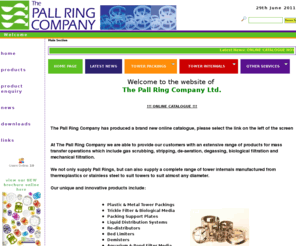 pallrings.co.uk: The Pall Ring Company Ltd
Tower Packings