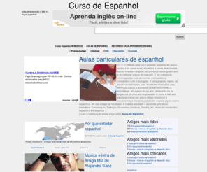 cursosdeespanhol.com: Curso de Espanhol
aulas para aprender a falar a língua espanhola Curso de Espanhol