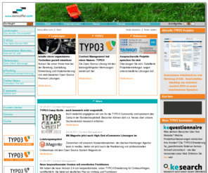 kennziffer.net: Innovative TYPO3 Lösungen für Industrie, Handel & Verbände!
Full-Service Agentur für TYPO3 - Maßgeschneiderte Umsetzung von effizienten Internet-, Extranet- und Intranet-Lösungen!