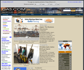 gasyear.com: Gas
Extensive coverage of Energy News - Including breaking news on gasoline, oil depot, energy, petrol, crude, companies, investment, finance, markets, economy and global market data.