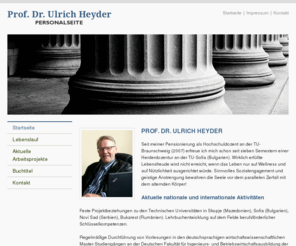 ulrichheyder.com: Prof. Dr. Ulrich Heyder | Personalseite
Prof. Dr. Ulrich Heyder | Personalseite