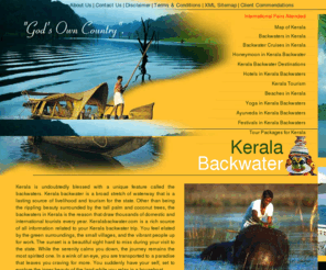 keralabackwater.com: Kerala Backwater
Keralabackwater.com is a rich source of all information related to your Kerala backwater trip. You suddenly have your self, set to explore the inner beauty of the land while you relax in a houseboat.