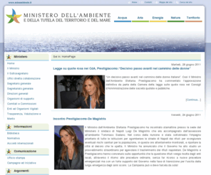 minambiente.it: Ministero dell`Ambiente - Home Page
Sito istituzionale del Ministero dell'Ambiente e della Tutela del Territorio e del Mare