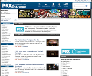 psxextreme.com: Sony PS3 News, cheats, reviews & more
Around the clock Sony Playstation news coverage, featuring cheats, reviews, previews, downloads, wallpapers, screenshots, and more.