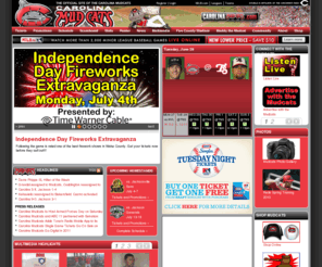 carolinamudcats.com: The Official Site of Minor League Baseball | Carolina Mudcats Homepage
The Official Site of Minor League Baseball | Carolina Mudcats Homepage