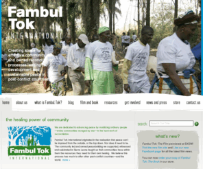 fambultok.org: Fambul Tok International: Post-war community reconciliation drawing on African traditional justice processes. -Fambul Tok
Fambul Tok International (FTI): Creating space for community led reconciliation in post-conflict settings. Drawing on African traditional justice prac