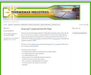 solarthermal.com: Thermomax Industries USA West, Canada – Solar Heating
Home and commercial solar hot water solutions. Learn how the best quality solar tubes can save you money while helping the environment.