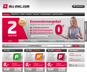 all-incl.biz: Domains, Webspace, Domain Webhosting, Server-Hosting Provider ALL-INKL
Führender Webhost & Provider für Domains, Homepage-Webspace (Domain-Webhosting) & Server (Server-Hosting, Managed Server). ALL-INKL - für Retail & Reseller!