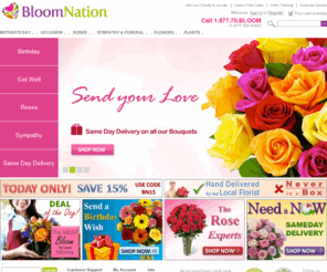 bloomnation.com: Same Day Online Florist for Flowers, Roses | Bloom Nation
