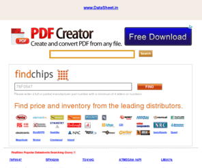 datasheet.in: DataSheetDownLoad Center for DataSheet4U - World Electronic Components Datasheets Search Site!
Datasheet is a free Datasheet search site for Electronic Components and Semiconductors, integrated circuits, diodes, triacs, and other semiconductors.