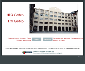 eoi-getxo.org: EOI - Getxo. Escuela Oficial de Idiomas de Getxo. Getxo Hizkuntza Eskola Ofiziala.
...