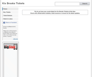 kixbrookstickets.com: Kix Brooks Tickets - KixBrooksTickets.com
Consumer guide to buying Kix Brooks tickets! KixBrooksTickets.com reveals the cheapest Kix Brooks ticket sellers. Tour schedules, premium ticket auctions, and more!