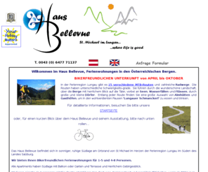 mtb-urlaub.net: Bikerfreundlichen Ferienwohnungen in den Oesterreichischen Bergen
Ferienwohnungen in St Michael im Lungau.  Idealer Ausgangspunkt fr Sommer und Wintersport.