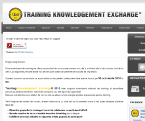 tke.ro: Training Knowledgement Exchange® 2010
Training Knowledgement Exchange® 2010