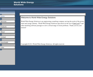 worldwideenergysolutions.net: World Wide Energy Solutions
GateCycle Software Services for the Power, Water and Energy Industry