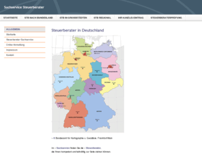 suchservice-steuerberater.de: Steuerberater in Deutschland
Suchservice für Steuerberater mit kompetenten Ansprechpartnern bei regionaler Gliederung